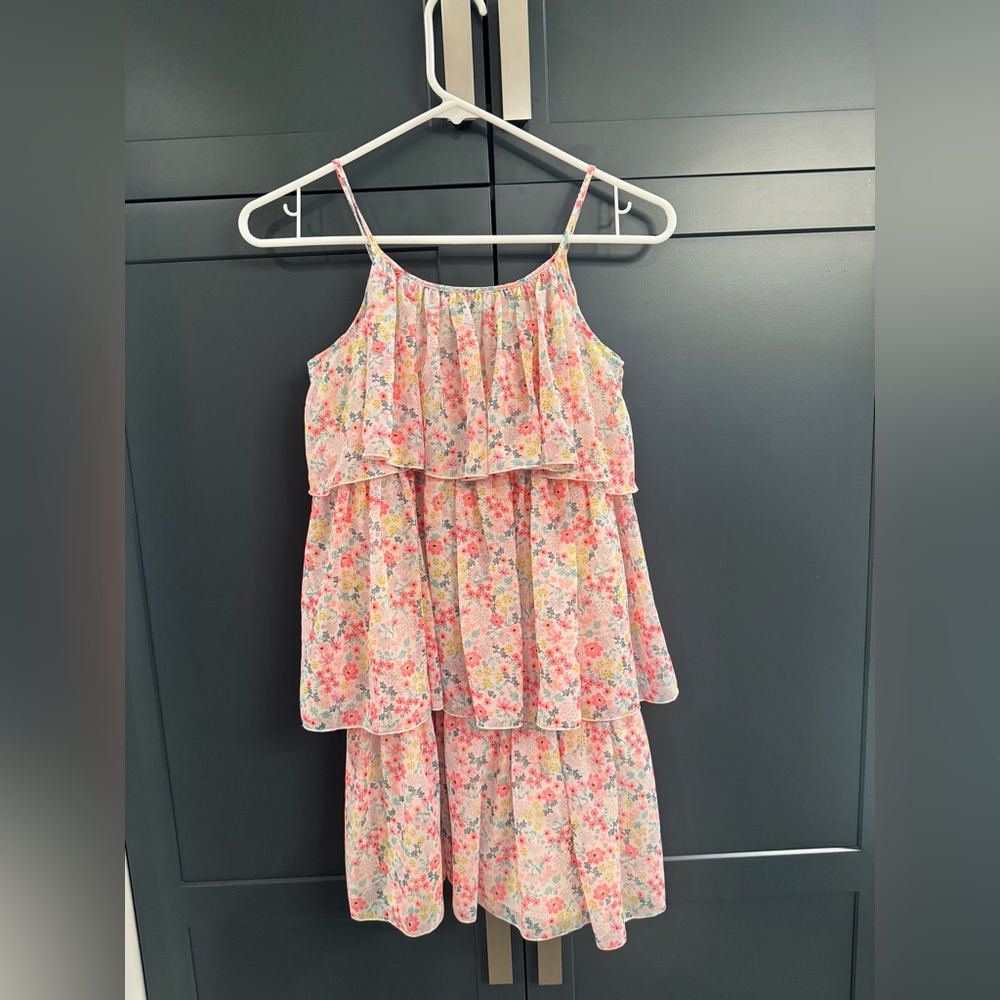 H&M Floral Kids Dress - Pink and Yellow
